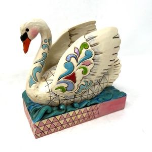 Jim Shore Heartwood Creek Majestic Beauty 4026850 Swan Figurine 2011